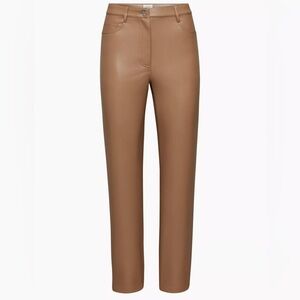 Aritzia Wilfred Melina Faux Leather Pant
